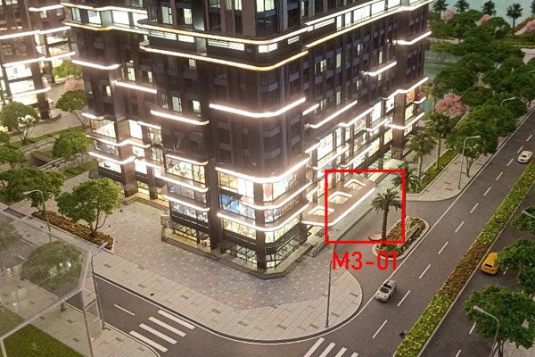 SHOP CHÂN ĐẾ M3-TMDV 01 SÁT SẢNH TÒA M3 - MADISON, COSMOPOLITAN, VINHOMES CỔ LOA